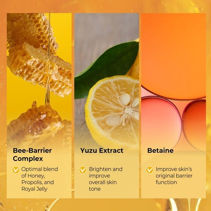 Yuzu Honey Essential Toner Korean Hydrating Facial Toner with Honey and Propolis