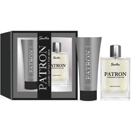 Sentio Sentio Giftset Patron Eau De Toilette For Men 100ml Perfume 150ml Shower Gel