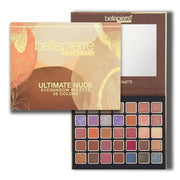 Bellapierre Ultimate Nude Eyeshadow Palette 35 Shades in Matte, Satin, Shimmer, and Foil Finishes Non-Toxic and Paraben Free Vegan and Cruelty Free