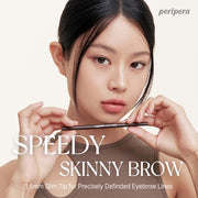 Peripera Speedy Skinny Brow Eyeliner - Long Lasting Super Slim Smudge Proof