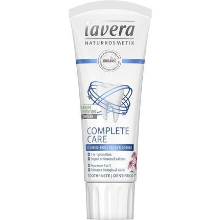 Lavera Complete Care Toothpaste Without Fluoride and Dyes with Organic Echinacea and Calcium 75ml