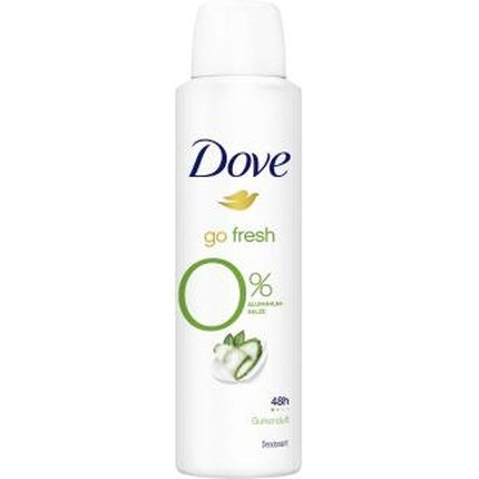 Dove Go Fresh 0% Aluminum Salts Deodorant Spray Cucumber Scent