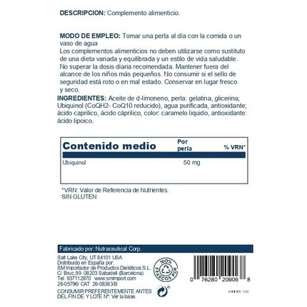 Coenzyme Q10 50mg 30 PRO Ubiquinol