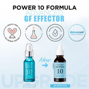 It'S SKIN Power 10 Formula GF Effector Ampoule Serum 30ml Hydrating Face Serum with Ginkgo Leaf Water and Hyaluronic Acid