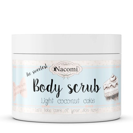 Nacomi Body Scrub Light Coconut Cake 200g