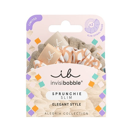 Invisibobble Sprunchie Slim Alegria Rooting For You 2 Pcs Hair Elastic