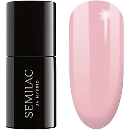 Semilac 047 UV Hybrid Nail Polish Pink Peach Milk 7ml