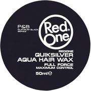 Redone Hair Styling Aqua Wax Grey 50ml Firm Hold Hair Gel Wax Ultra Hold Men Women Hair Wax Manol Mixcherry Scent Maximum Control