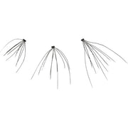 KISS Haute Couture Individual Lash Clusters Natural Premium Lashes Style Luxe Short & Medium Length Mini Knot Technology Includes Lash Glue 70 Fake Lashes Black