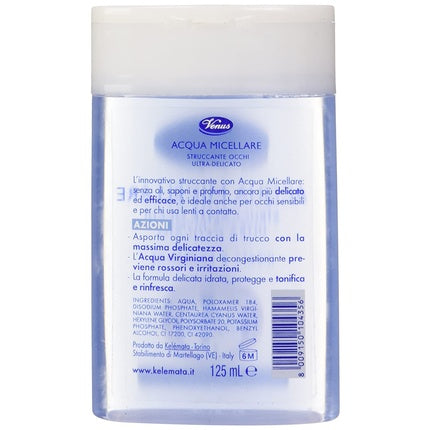 Venus Acqua Micellare Micellar Water Eye Remover Ultra Delicate 125ml