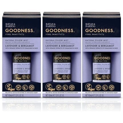 Baylis & Harding Goodness Lavender & Bergamot Natural Pillow Mist - 3.3 Fl Oz