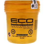 Eco Style Professional Gel Olive Oil and Shea Butter Black Castor Oil 8oz