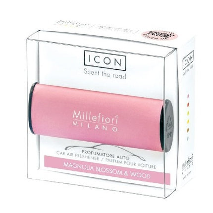 Millefiori Milano Car Fragrance Icon Classic Magnolia Blossom & Wood 47 G