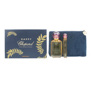 Chopard Happy Chopard Bigardia 3 Piece Gift Set 100ml Eau De Parfum 10ml Eau De Parfum Pouch