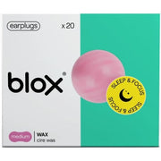 Blox Wax Earplugs 10 Pairs - Hearing Protection for Sleep