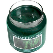 Village Candle Balsam Fir 11 oz Glass Jar Scented Candle Small