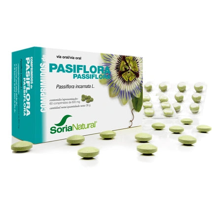 Soria Soria Passionflower 600 Mg 60 Tablets