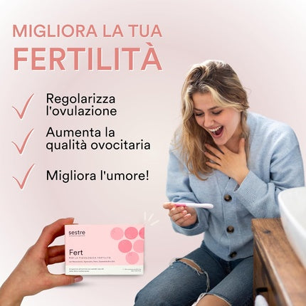 Sestre Fert Conception Female Fertility Supplement with Acid
