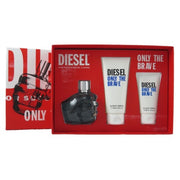 Diesel Only The Brave Set 75ml EDT Spray + 100ml + 50ml Shower Gel