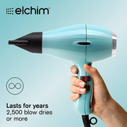 Elchim Light Fifties Professional Hairdryer Pastel Blue