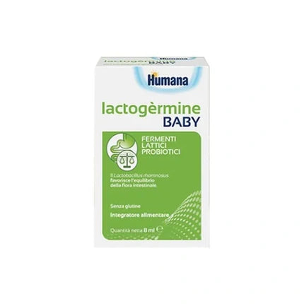 Humana Lactogermine Baby Dietary Supplement With Probiotics In Drops 8 Milliliters