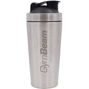 GymBeam Stainless Steel Shaker 750ml Protein Shaker Grey