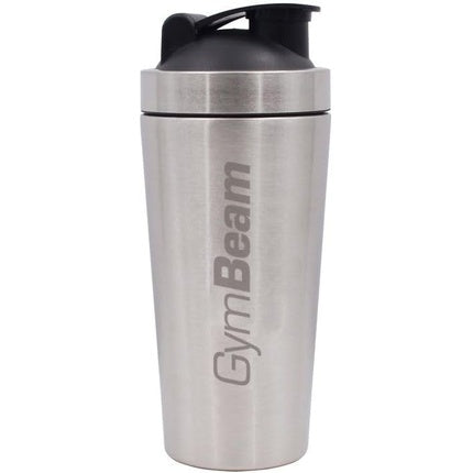 GymBeam Stainless Steel Shaker 750ml Protein Shaker Grey