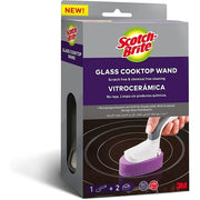 Scotch-Brite Glass Cooktop Cleaning Wand, 1/Pack + 2 Refill Heads Dishwand