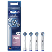 Oral B Pro Sensitive Clean Replacement Brush Heads 4 Pieces