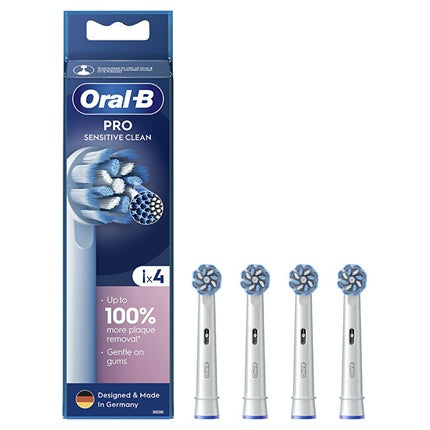 Oral B Pro Sensitive Clean Replacement Brush Heads 4 Pieces