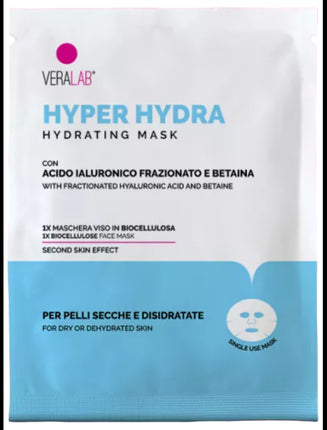 Veralab Hyper Hydra Mask Biocellulose Face Mask Moisturizing