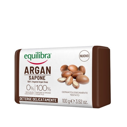 Equilibra Argan Natural Cleansing 100% Vegetable Soap - 100g