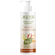 Avenil Nourishing Body Cream with Organic Oats and Sweet Almonds 400ml