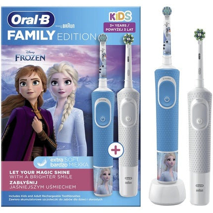 Oralb Electric Toothbrush Family Edition Kids Frozen Vitality Pro D103