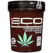Ecoco Eco Style Gel Cannabis Sativa Oil Water-Based Formula Adds Incredible Moisture and Shine Therapy to Dehydrated Hair Long-Lasting Style for All Hair Types Soothes the Scalp 32 Oz