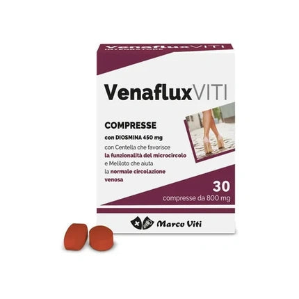 Marco Viti Pharmaceuticals Venaflux Viti Dietary Supplement For Microcirculation 30 Tablets