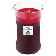 Woodwick Sun Ripened Berries Trilogy Vase Scented Candle 6095 G