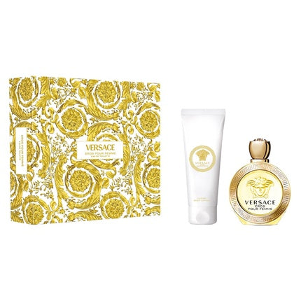 Versace Eros Pour Femme Eau De Toilette Spray 100ml + Body Lotion 150ml