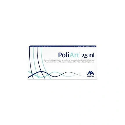 Mastelli Intra-Articular Syringe Poliart 20 Mg/Ml Hyaluronic Acid 25 Ml