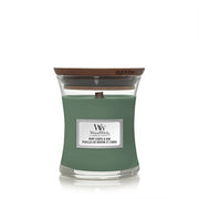 Woodwick Mint Leaves & Oak Vase Scented Candle 85 G