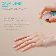 Dermovitamina Calmilene Make-up Remover Waterproof Daily Cleansing Rich Cleansing Milk Emulsion 100ml