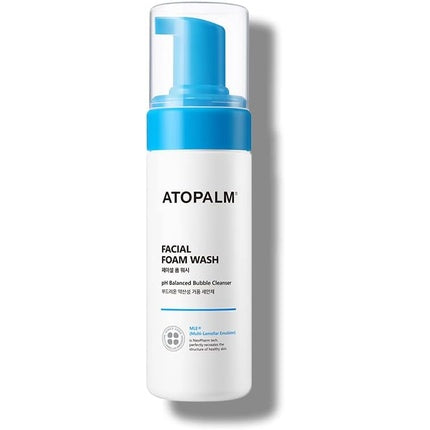 ATOPALM Facial Foam Wash Gentle Baby Wash Tear-Free Sulfate-Paraben-Free pH Balanced Hypoallergenic for Sensitive Skin EWG Green Grade Foaming Facial Cleanser 5.07 Fl Oz 150ml