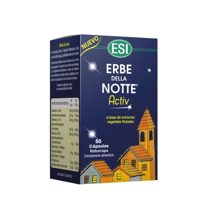 Esi Esi Erbe Della Notte Activ 50 Naturcaps For Relaxation And Sleep
