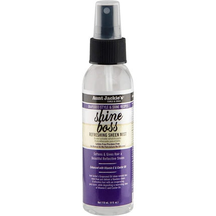 Aunt Jackie's Grapeseed Shine Boss Refreshing Sheen Mist 4oz