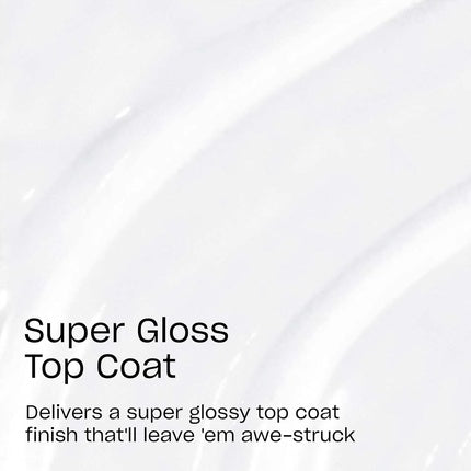 OPI GelColor Super Gloss Top Coat - Gel Nail Polish Top Coat for Nail Protection