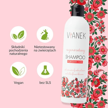 Sylveco Vianek Regenerating Shampoo for Dark Colored Hair 300ml
