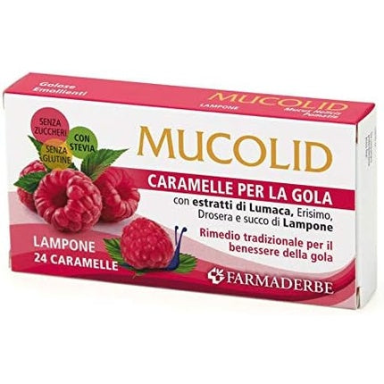 Mucolid Lumaca & Lampone 24 Caramelle
