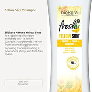 Salerm Cosmetics Yellow Shot Biokera Fresh Shampoo 300ml