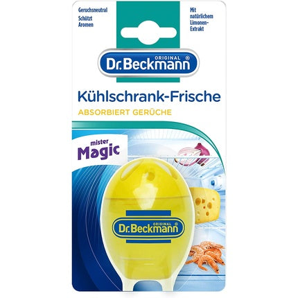 Dr. Beckmann Fridge Freshener Deodorizer with Natural Lemon Extract and Organic Alcohol 40g