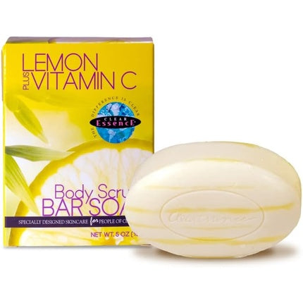 Clear Essence Lemon Plus Vitamin C Body Scrub Soap 150g